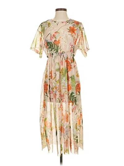 Pre-owned Zara W&b Collection Casual Dress In White