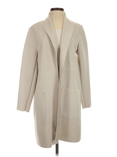 Pre-owned Zara W&b Collection Coat In Gray