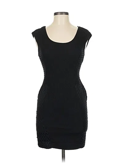 Pre-owned Zara W&b Collection Cocktail Dress In Black