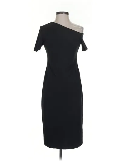Pre-owned Zara W&b Collection Cocktail Dress In Black