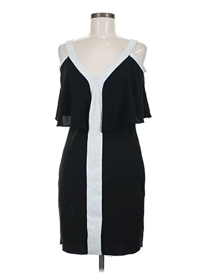 Pre-owned Zara W&b Collection Cocktail Dress In Black