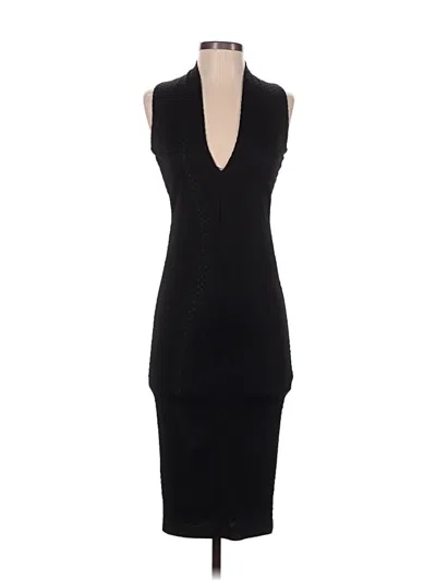 Pre-owned Zara W&b Collection Cocktail Dress In Black