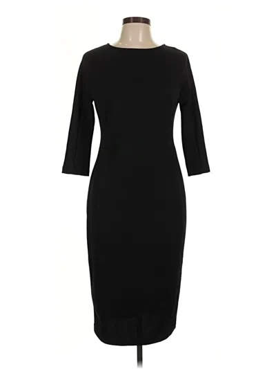 Pre-owned Zara W&b Collection Cocktail Dress In Black