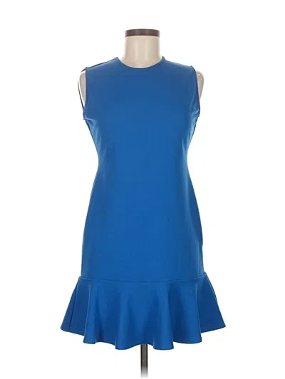 Pre-owned Zara W&b Collection Cocktail Dress In Blue