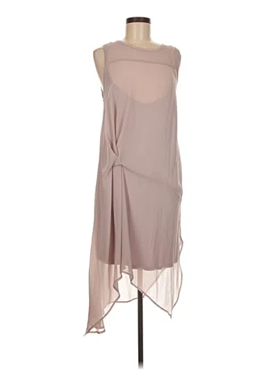 Pre-owned Zara W&b Collection Cocktail Dress In Brown