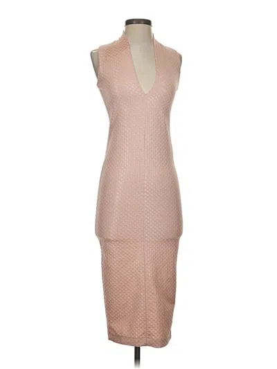 Pre-owned Zara W&b Collection Cocktail Dress In Brown