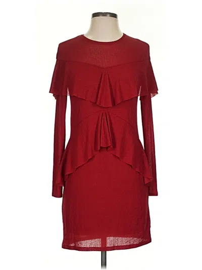 Pre-owned Zara W&b Collection Cocktail Dress In Red