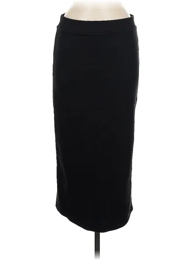 Pre-owned Zara W&b Collection Formal Skirt In Black