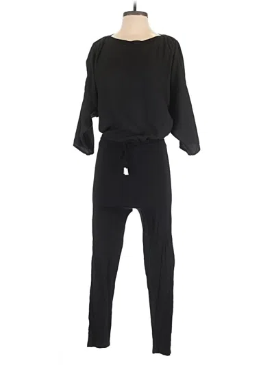 Pre-owned Zara W&b Collection Jumpsuit In Black