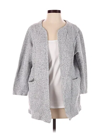 Pre-owned Zara W&b Collection Kimono In Gray