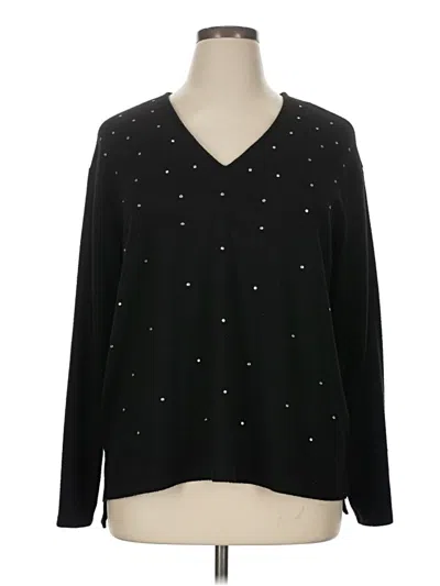 Pre-owned Zara W&b Collection Pullover Sweater In Black