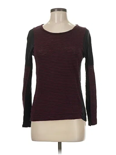 Pre-owned Zara W&b Collection Pullover Sweater In Burgundy
