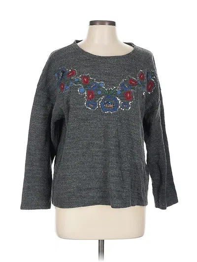Pre-owned Zara W&b Collection Pullover Sweater In Gray