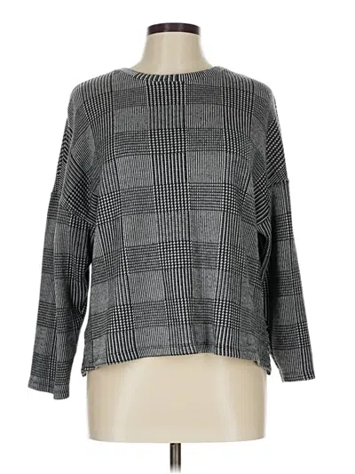 Pre-owned Zara W&b Collection Pullover Sweater In Gray