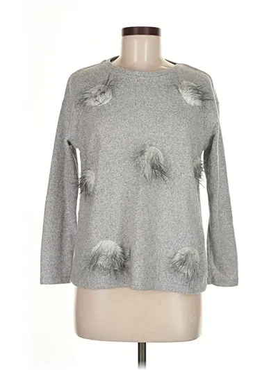 Pre-owned Zara W&b Collection Pullover Sweater In Gray