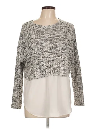 Pre-owned Zara W&b Collection Pullover Sweater In Gray