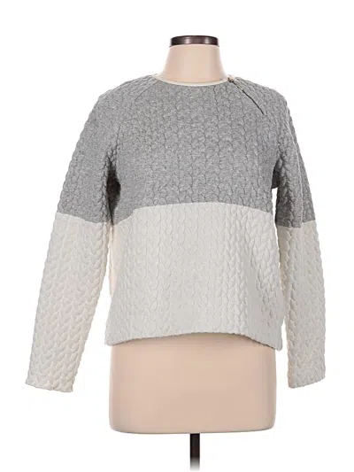 Pre-owned Zara W&b Collection Pullover Sweater In Gray