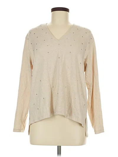 Pre-owned Zara W&b Collection Pullover Sweater In Tan