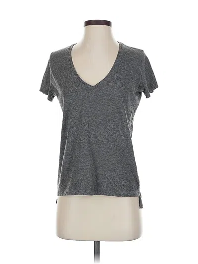 Pre-owned Zara W&b Collection Short Sleeve T-shirt In Gray