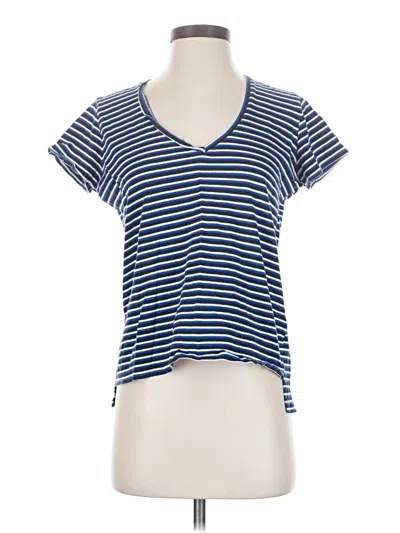 Pre-owned Zara W&b Collection Short Sleeve T-shirt In Blue