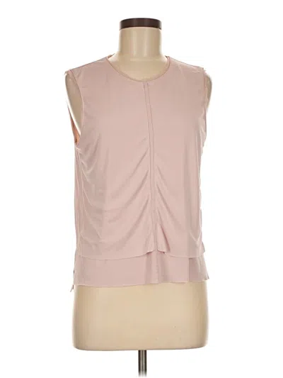 Pre-owned Zara W&b Collection Sleeveless Blouse In Pink