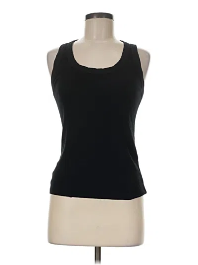 Pre-owned Zara W&b Collection Tank Top Black Halter Neckline Tops
