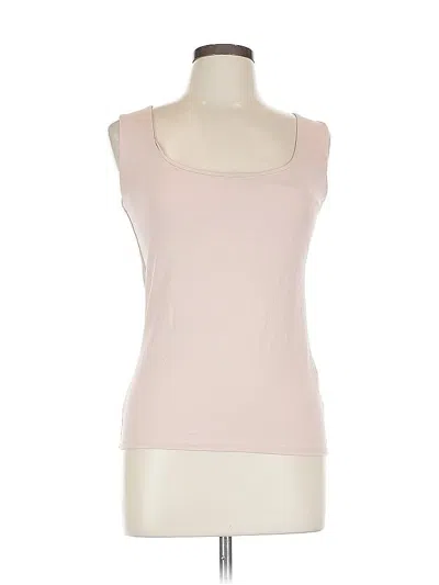 Pre-owned Zara W&b Collection Tank Top Pink Strapless Neckline Tops