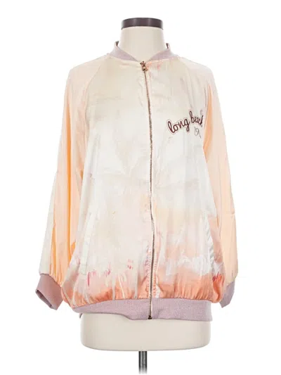 Pre-owned Zara W&b Collection Track Jacket In Orange