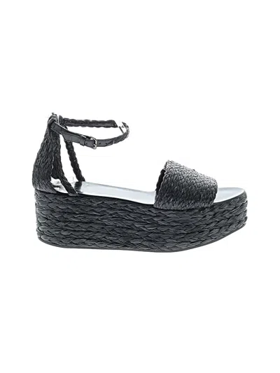 Pre-owned Zara Wedges In Black