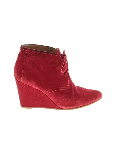 Pre-owned Zara Wedges In Red