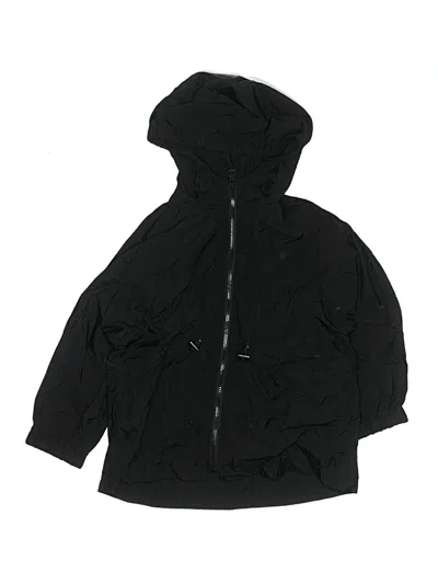 Pre-owned Zara Kids' Windbreaker Jacket In Black