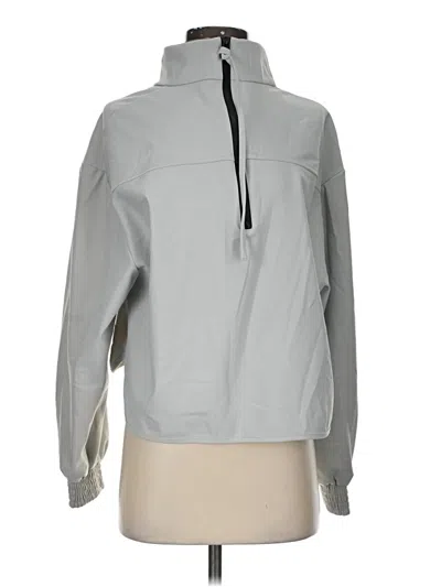 Pre-owned Zara Windbreaker Jacket In Gray