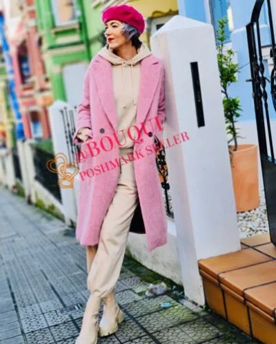 Pre-owned Zara Woman Limited Edition Coat Wool-belnd Chalk Pink Xs-xl Ref: 7965/650