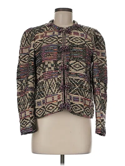 Pre-owned Zara Wool Coat In Purple