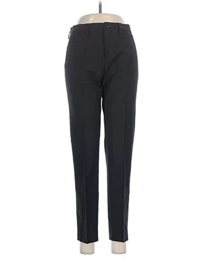 Pre-owned Zara Wool Pants In Black