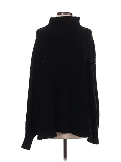 Pre-owned Zara Wool Pullover Sweater In Black