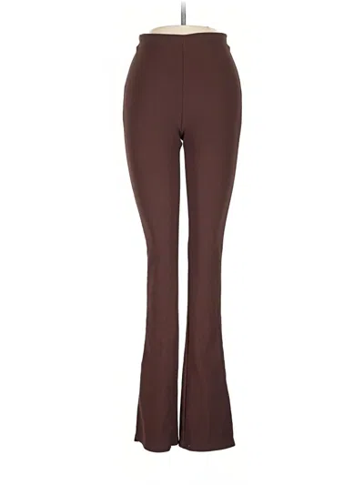 Pre-owned Zara Yoga Pants In Brown