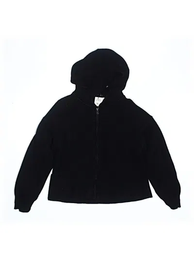 Pre-owned Zara Kids' Zip Up Hoodie In Black