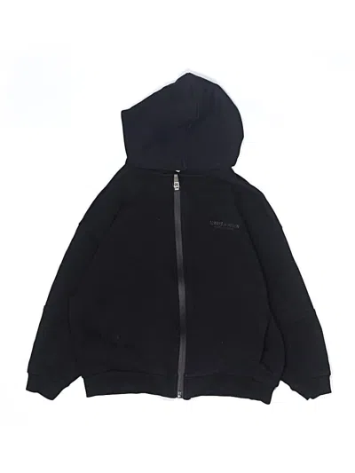 Pre-owned Zara Kids' Zip Up Hoodie In Black