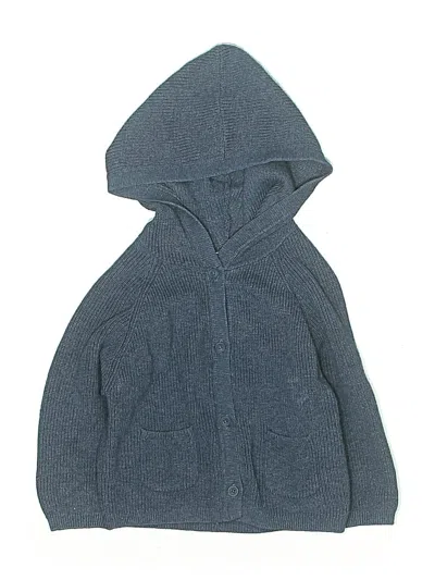 Pre-owned Zara Babies' Zip Up Hoodie In Blue