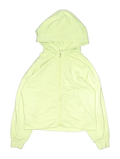 Pre-owned Zara Kids' Zip Up Hoodie In Green