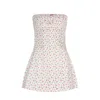 Zarfie Women's Pink / Purple / White Honey Dress - Posy In Pink/purple/white