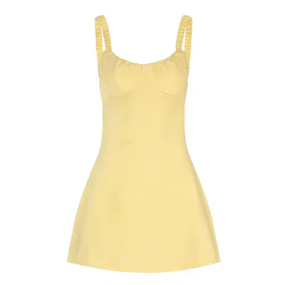 Zarfie Women's Yellow / Orange Audrey Dress - Butter In Yellow/orange