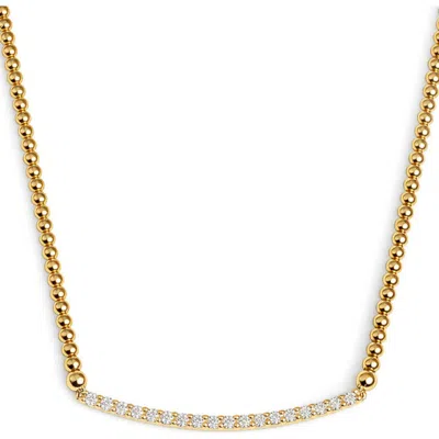Zarux Arcradiant Diamond Necklace In Gold