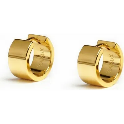 Zarux Aurelle Mini Hoop Earrings In Gold