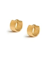 Zarux Golden Halo Hoops 8mm In Gold