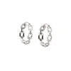 Zarux Modern Day Hoop Earrings In Gold