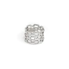 Zarux Modern Day Ring In Silver