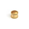 Zarux Side Braid Ring In Gold