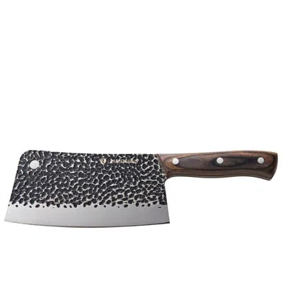 Zassenhaus Cleaver Chef's Knife, Wood Handle, 6.7 L In Brown